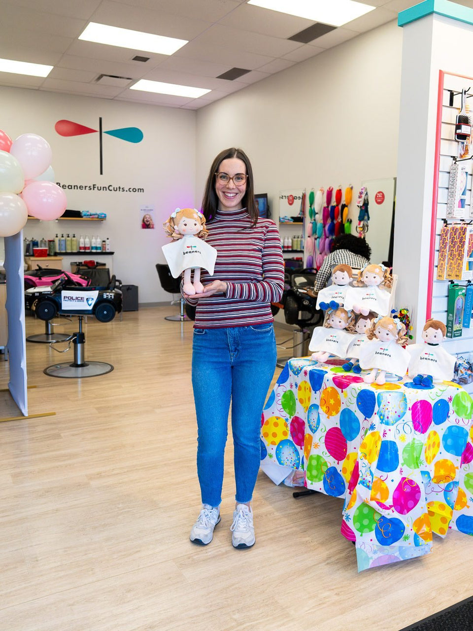Partner launch event with co-branded dolls in store