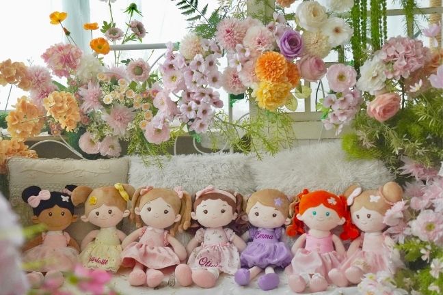 Baby Gift Ideas for Spring! We've Got Whimsical Personalized Dolls.