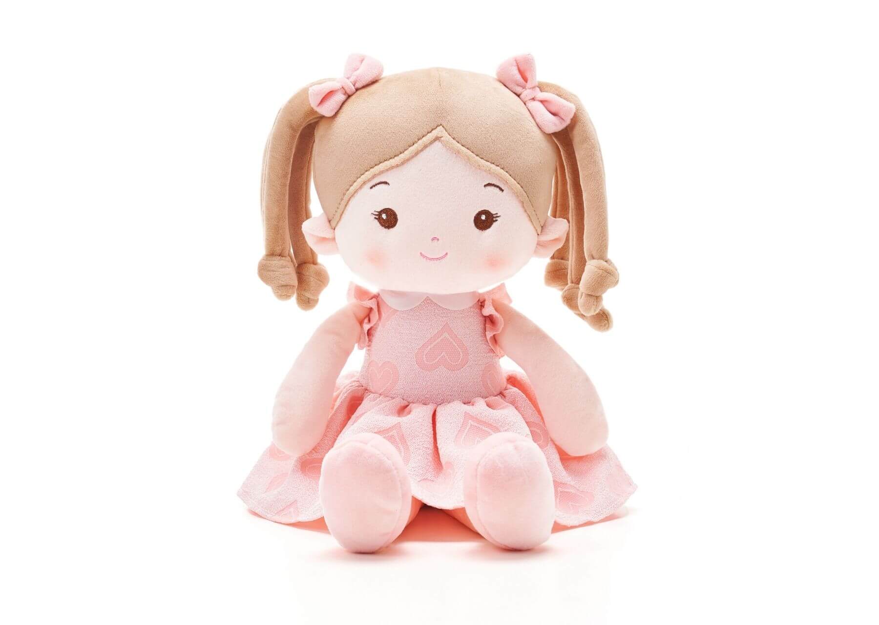 Leyadoll Soft Plush Personalized Leya Doll, My First Baby Doll - Leya Doll