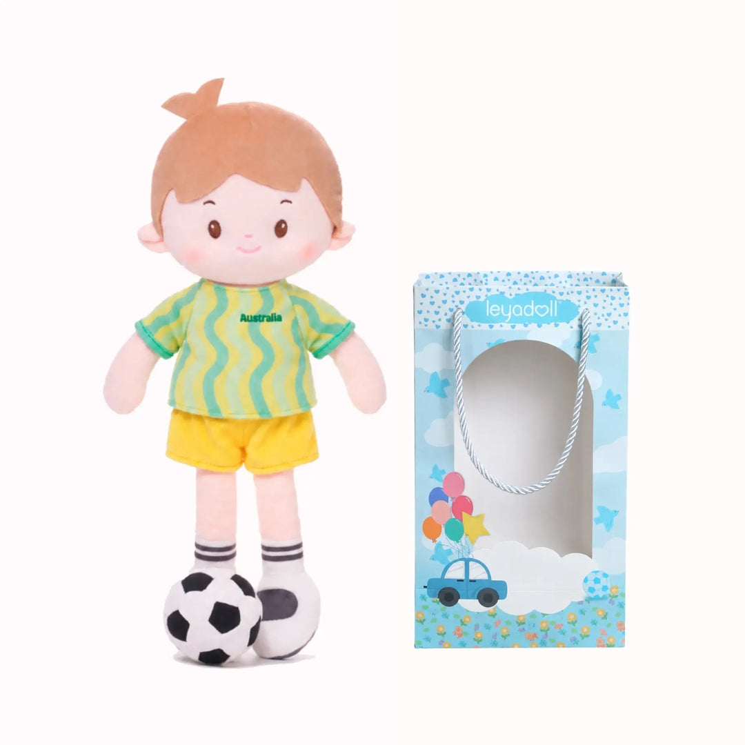 [PRÉCOMMANDE] Garçon footballeur personnalisé - AUS (2 teintes de peau)
