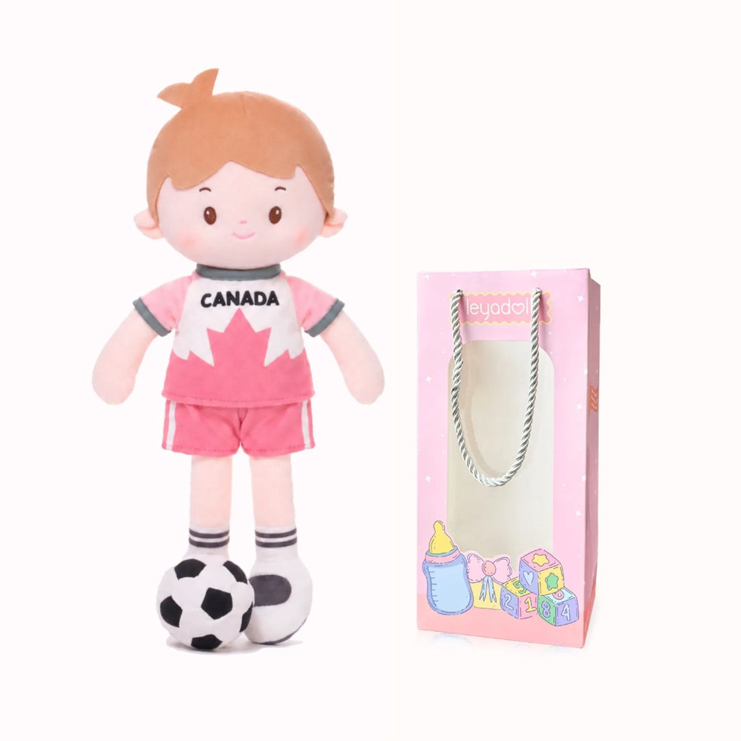 [PRE-ORDER] Personalized Soccer Boy - CAN (2 Skin Tones)