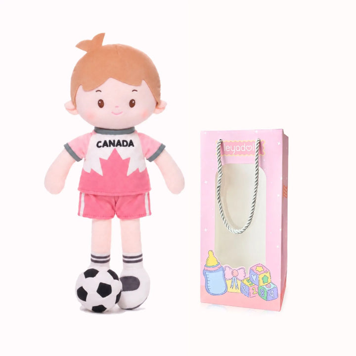 [PRE-ORDER] Personalized Soccer Boy - CAN (2 Skin Tones)