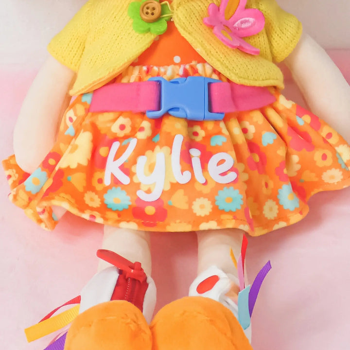 Personalized Flora Girl - Montessori Doll