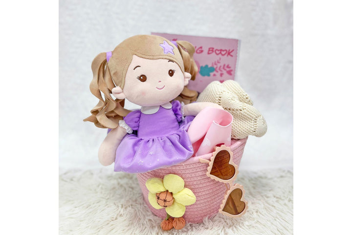 Personalized Love Basket - Leya Doll