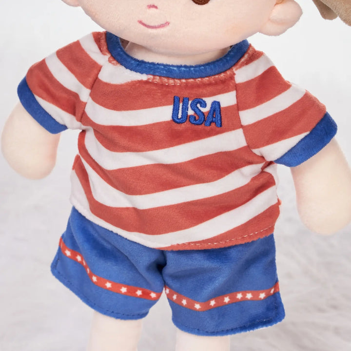 Personalized Soccer Girl - USA (2 Skin Tones)