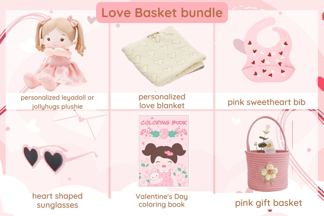Personalized Love Basket - Leya Doll