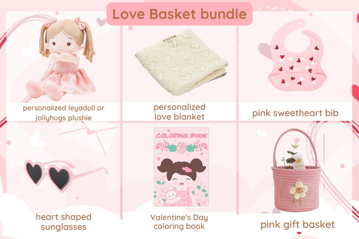 Personalized Love Basket - Leya Doll