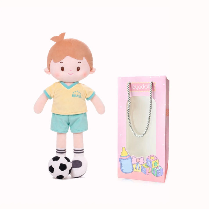 [PRE-ORDER] Personalized Soccer Boy - BRA (2 Skin Tones)