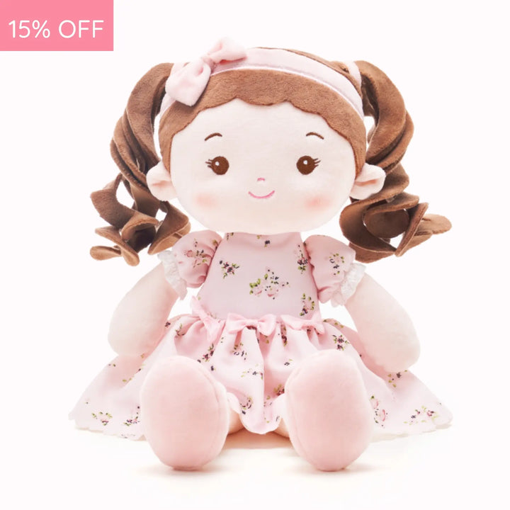 Leyadoll Soft Plush Personalized Leya Doll, My First Baby Doll
