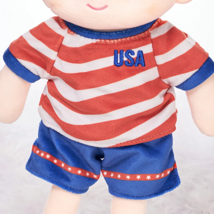 Personalized Soccer Boy - USA (2 Skin Tones)