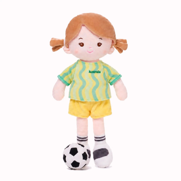 [PRE-ORDER] Personalized Soccer Girl - AUS (2 Skin Tones)