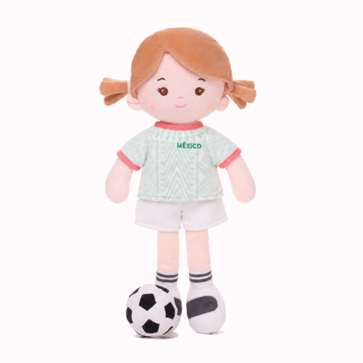 [PRE-ORDER] Personalized Soccer Girl - MEX (2 Skin Tones)
