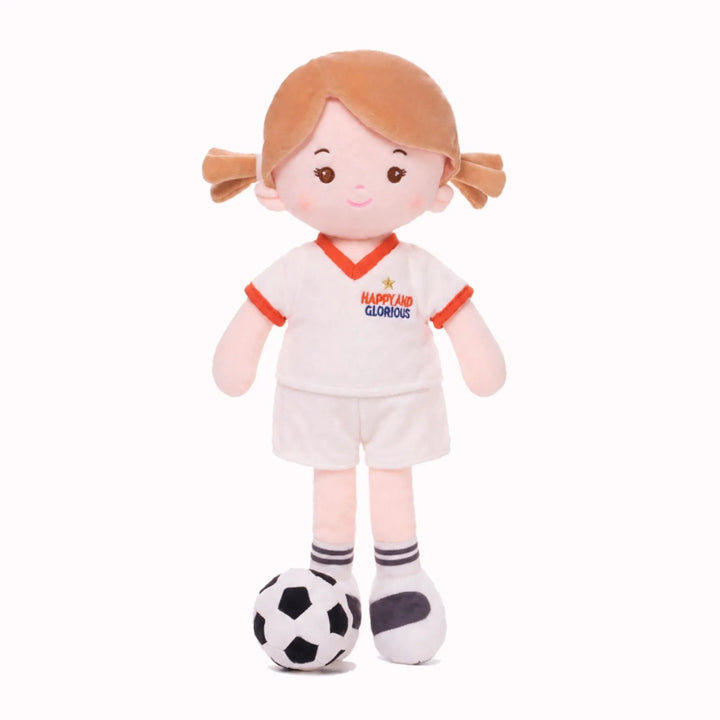 [PRE-ORDER] Personalized Soccer Girl - UK (2 Skin Tones)