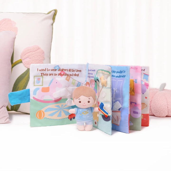 [PRE-ORDER] Hello Potty for Boys - Personalized Montessori Soft Book