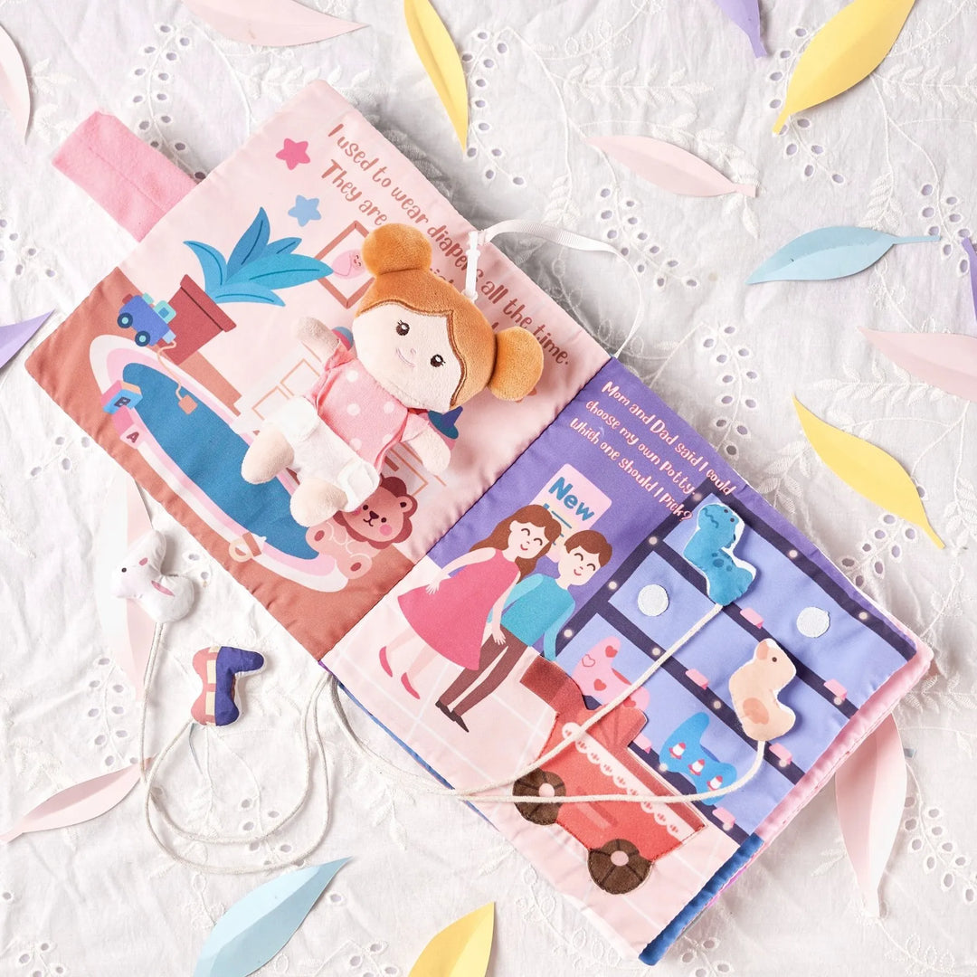 Hello Potty - Personalized Montessori Soft Book