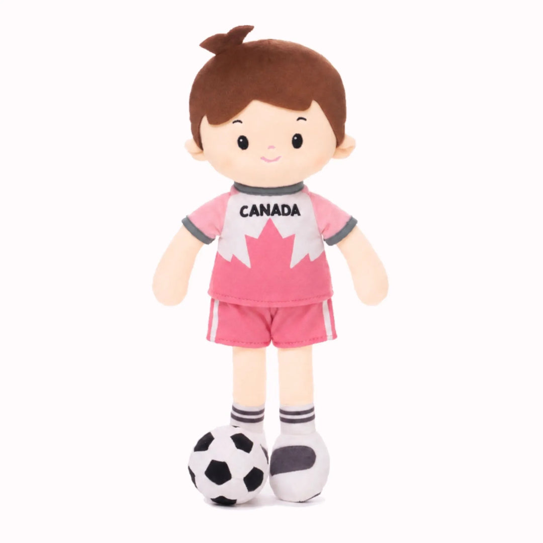 [PRE-ORDER] Personalized Soccer Boy - CAN (2 Skin Tones)