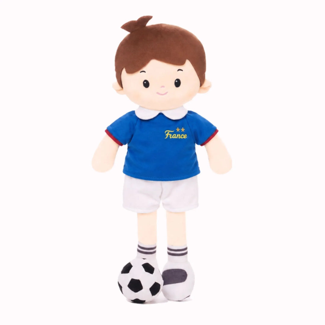 [PRE-ORDER] Personalized Soccer Boy - FRA (2 Skin Tones)