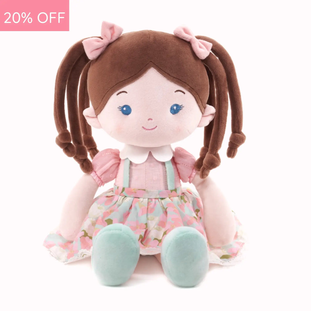 Leyadoll Soft Plush Personalized Leya Doll, My First Baby Doll