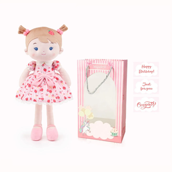 Personalized Strawberry Girl - Pink