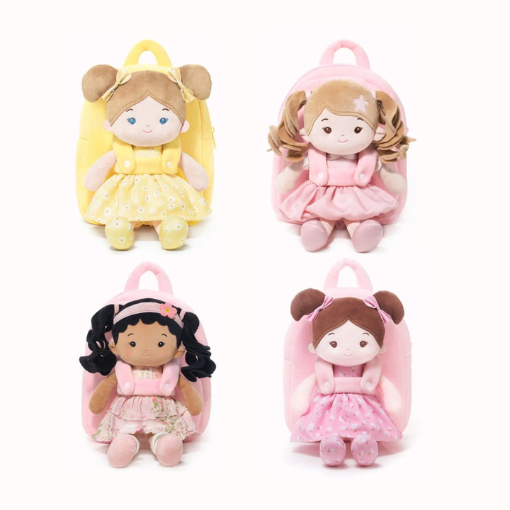 バッグ PLUSH DOLL BACKPACK Amazon.com: Gloveleya Kids Backpacks Girls Backpack Plush Bags