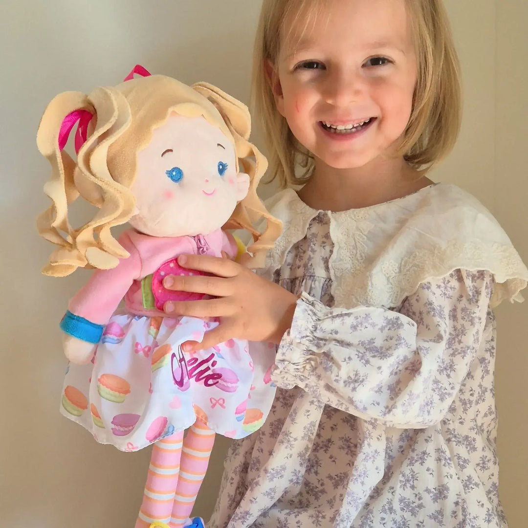 Personalized Cupcake Girl - Montessori Doll