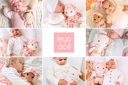 Leyadoll Soft Plush Personalized Leya Doll Baby Girl Doll