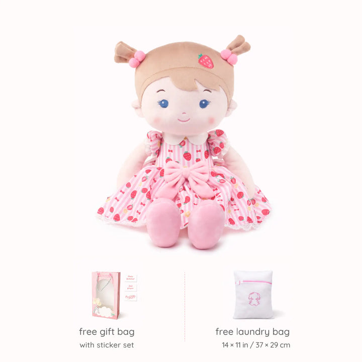 Personalized Strawberry Girl - Pink