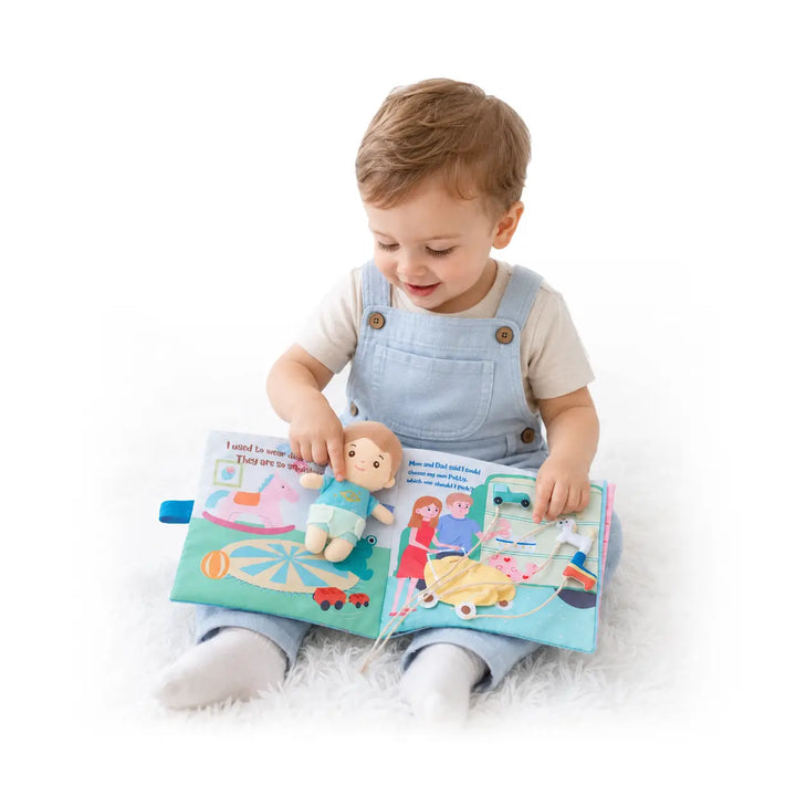 [VORBESTELLUNG] Hallo Töpfchen für Jungen – Personalisiertes Montessori-Stoffbuch