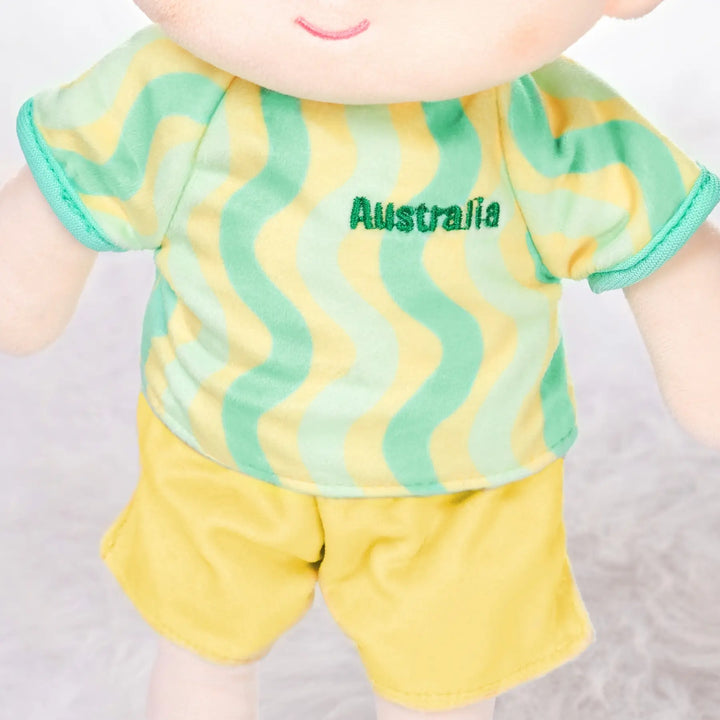 Personalized Soccer Boy - AUS (2 Skin Tones)