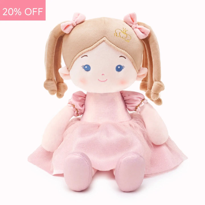 Leyadoll Soft Plush Personalized Leya Doll, My First Baby Doll