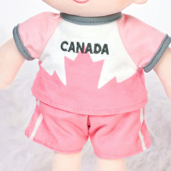 Personalized Soccer Girl - CAN (2 Skin Tones)