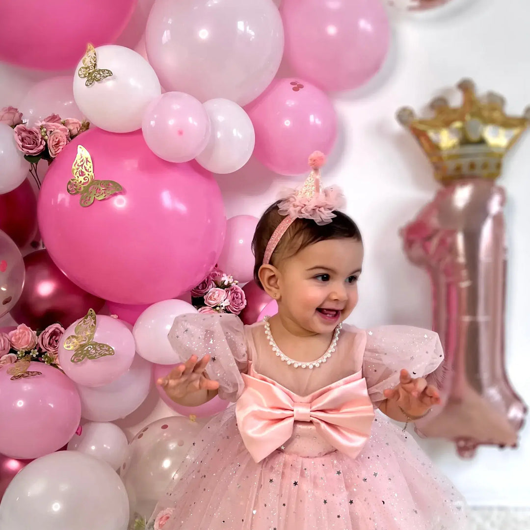 Baby Sparkle Lace Birthday Hat