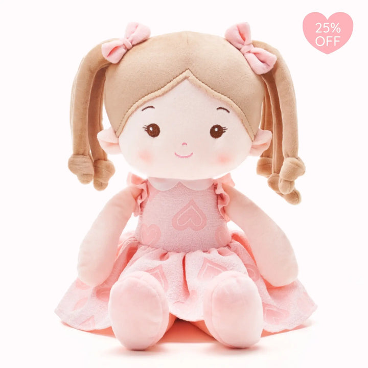 Leyadoll Soft Plush Personalized Leya Doll, My First Baby Doll