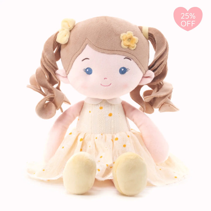 Leyadoll Soft Plush Personalized Leya Doll, My First Baby Doll