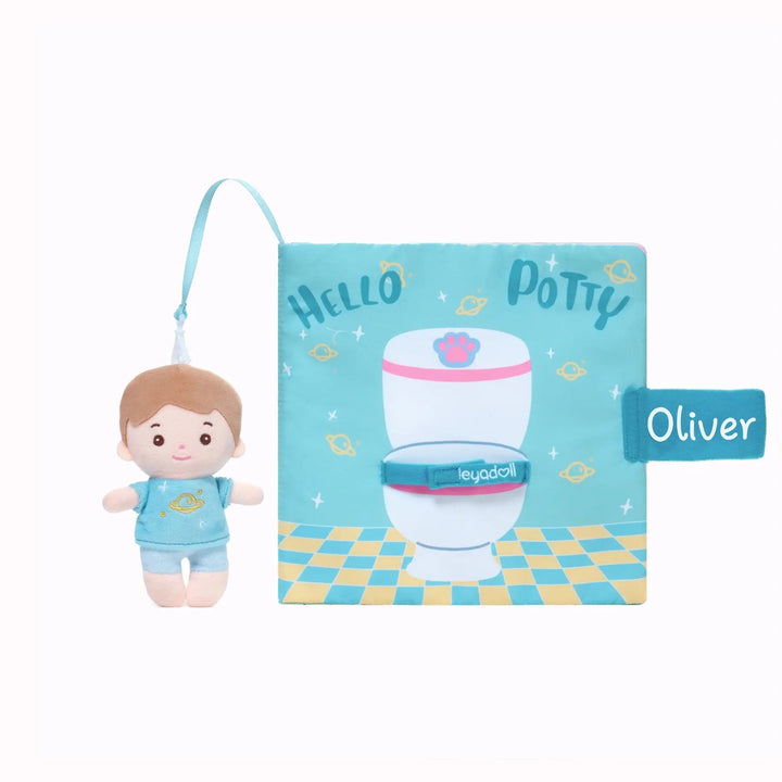 [PRE-ORDER] Hello Potty for Boys - Personalized Montessori Soft Book