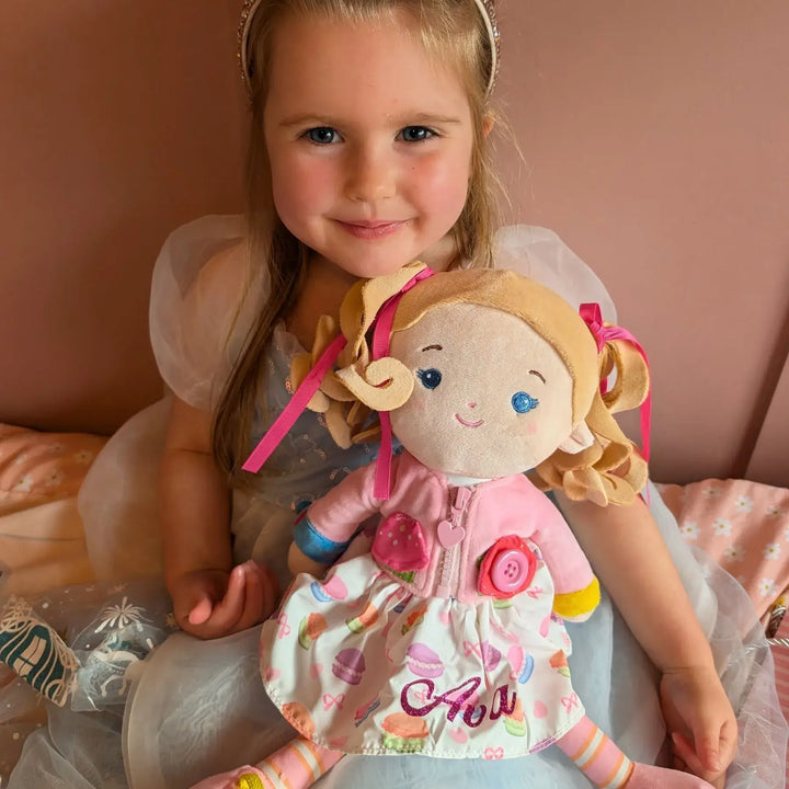 Personalized Cupcake Girl - Montessori Doll
