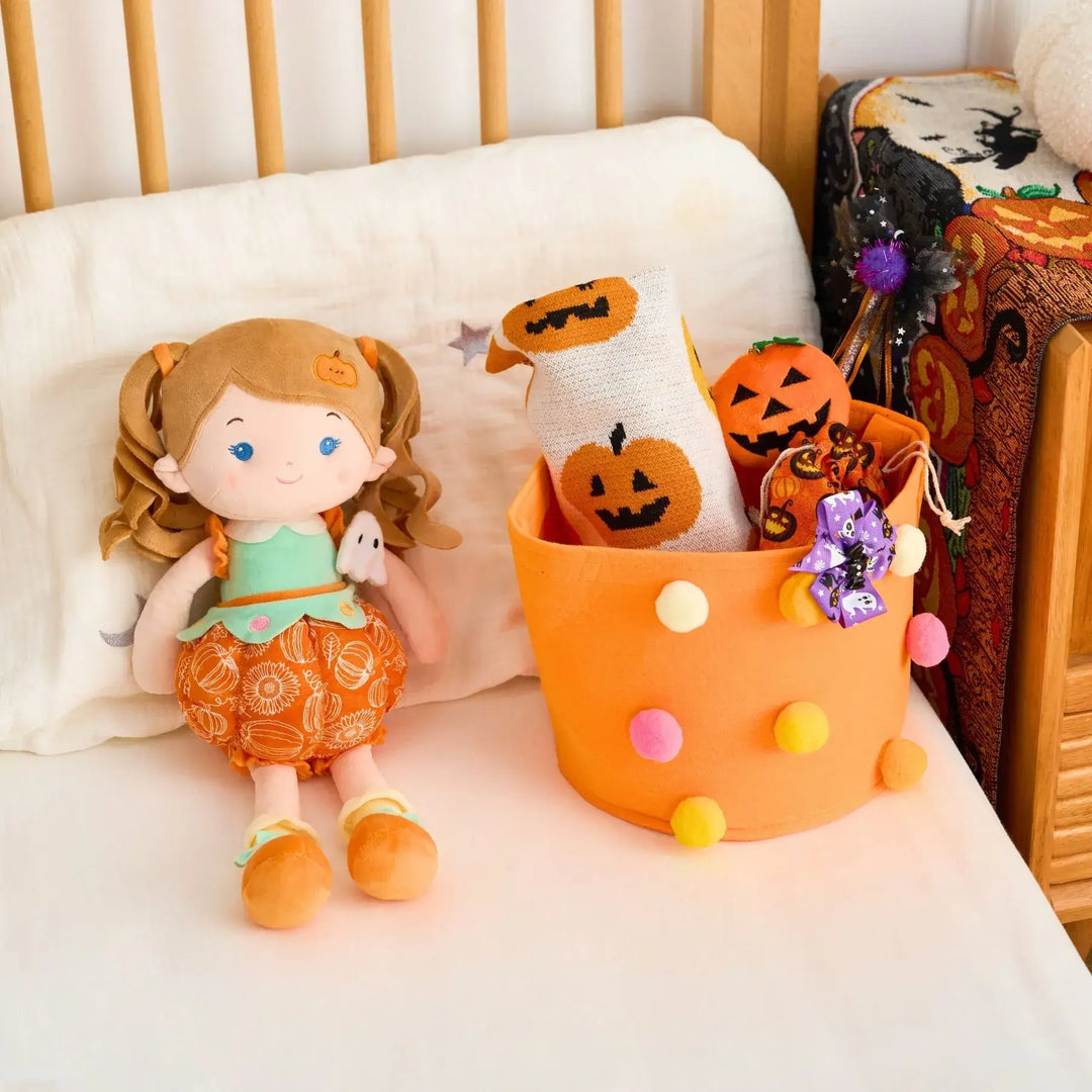 Personalisiertes Kürbismädchen (…Buuh…) - Halloween-Special