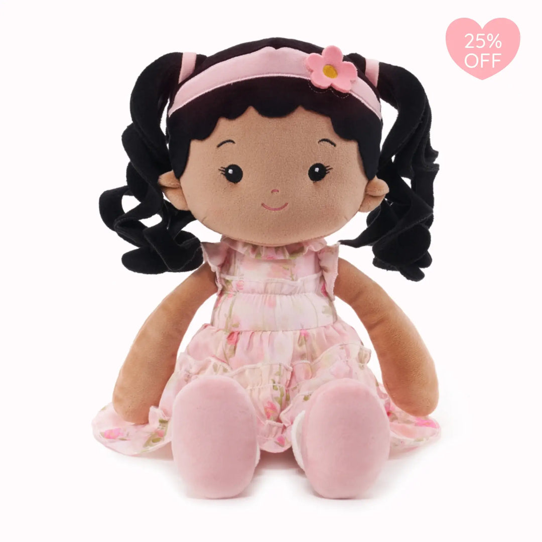 Leyadoll Soft Plush Personalized Leya Doll, My First Baby Doll