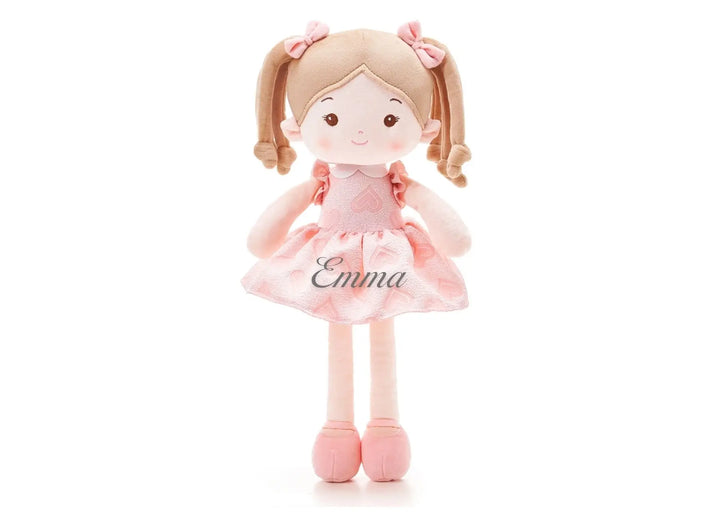 Personalised Rag Rag Doll For Baby Girl Personalized Dolls For