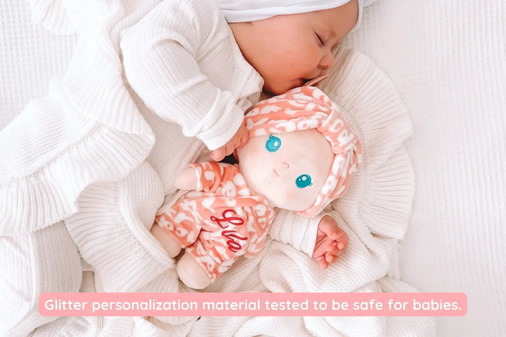 Leyadoll Soft Plush Personalized Leya Doll Baby Girl Doll