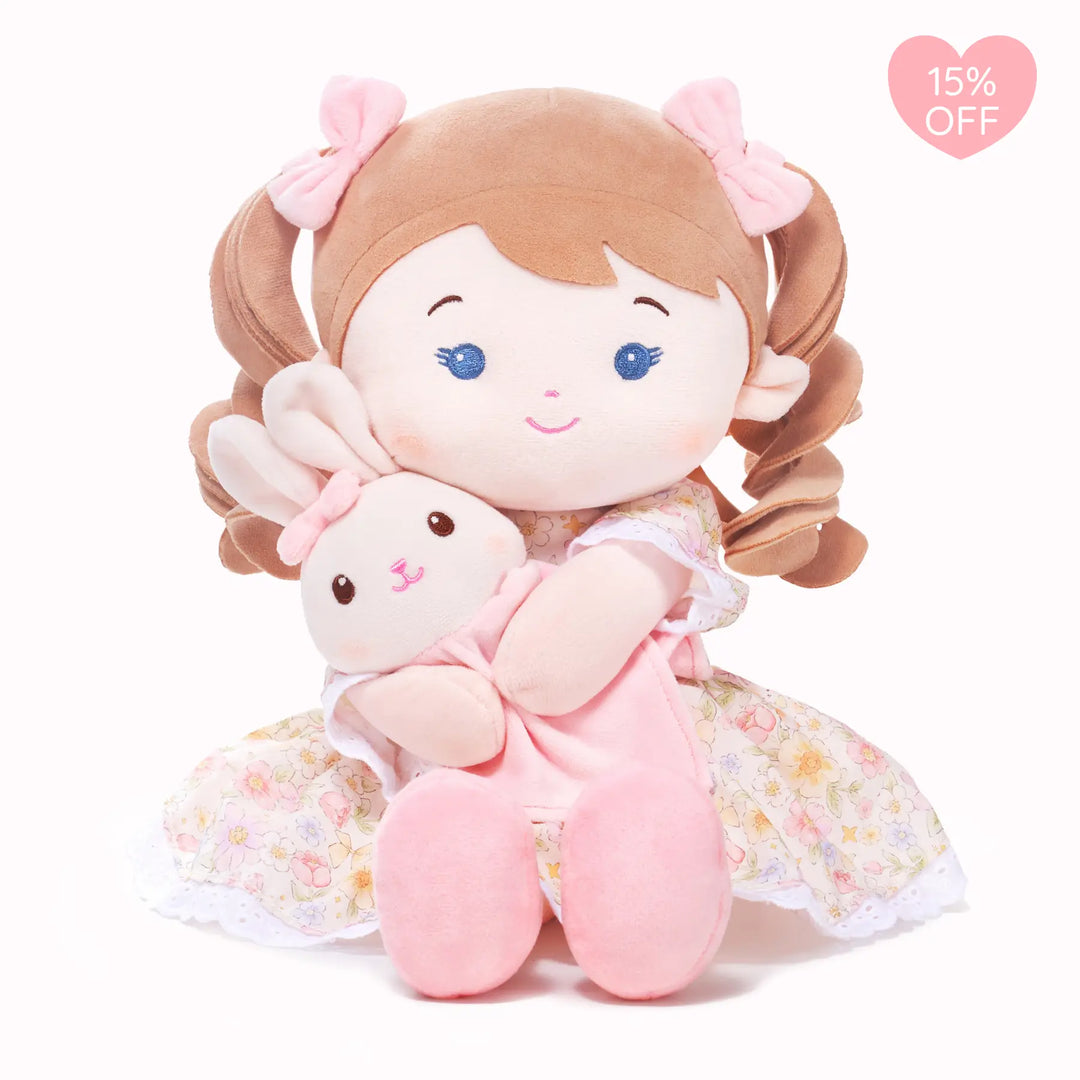 Leyadoll Soft Plush Personalized Leya Doll, My First Baby Doll