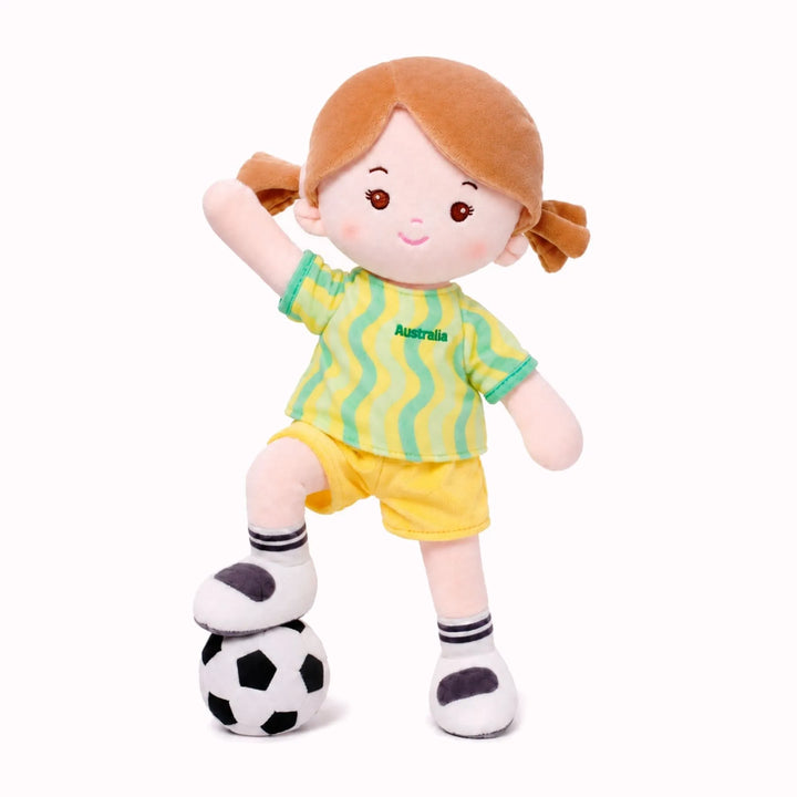 [PRE-ORDER] Personalized Soccer Girl - AUS (2 Skin Tones)