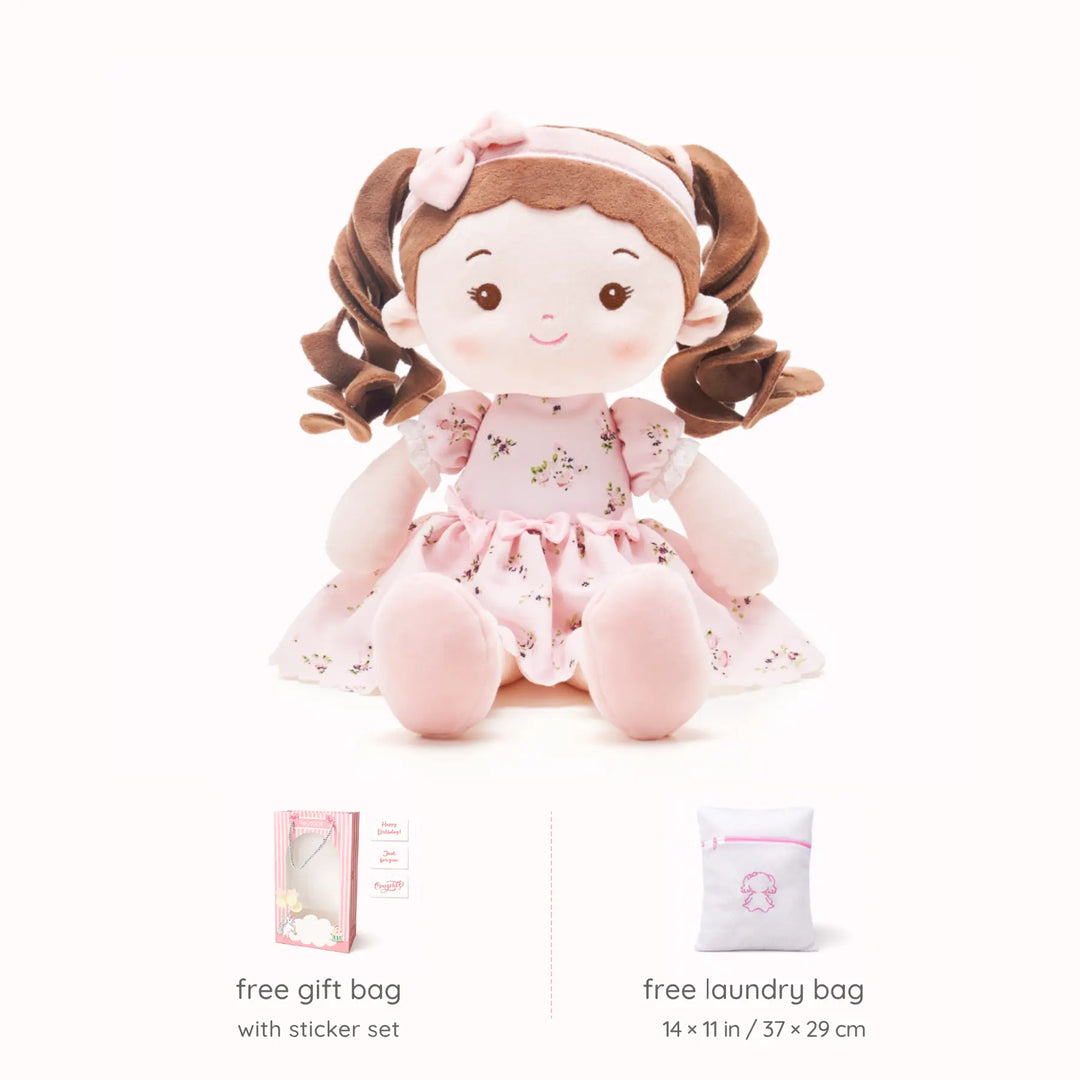 Leyadoll Soft Plush Personalized Leya Doll, My First Baby Doll