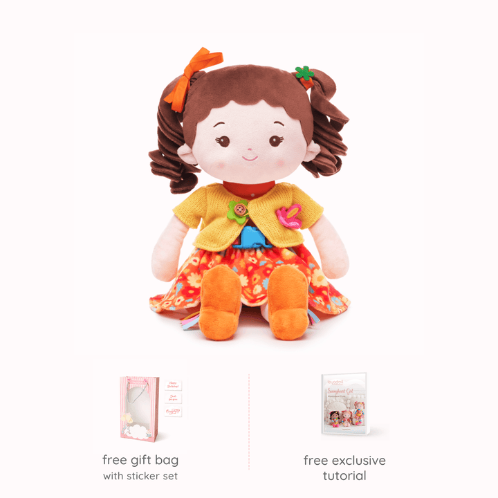 Personalized Flora Girl - Montessori Girl