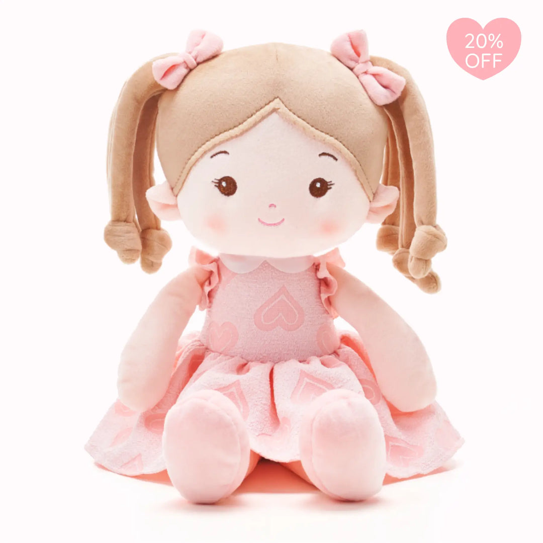 Leyadoll Soft Plush Personalized Leya Doll, My First Baby Doll