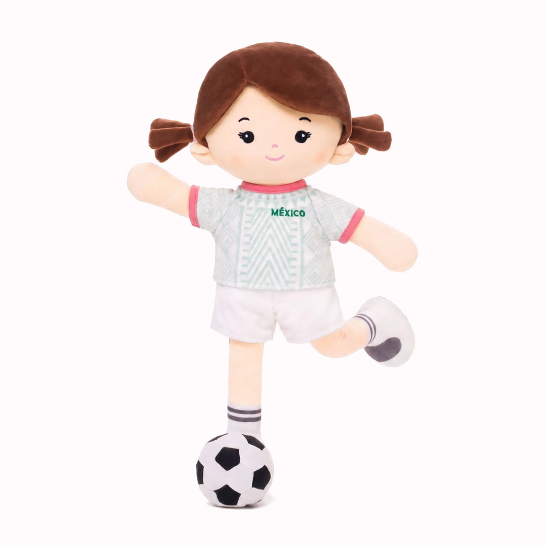 [PRE-ORDER] Personalized Soccer Girl - MEX (2 Skin Tones)