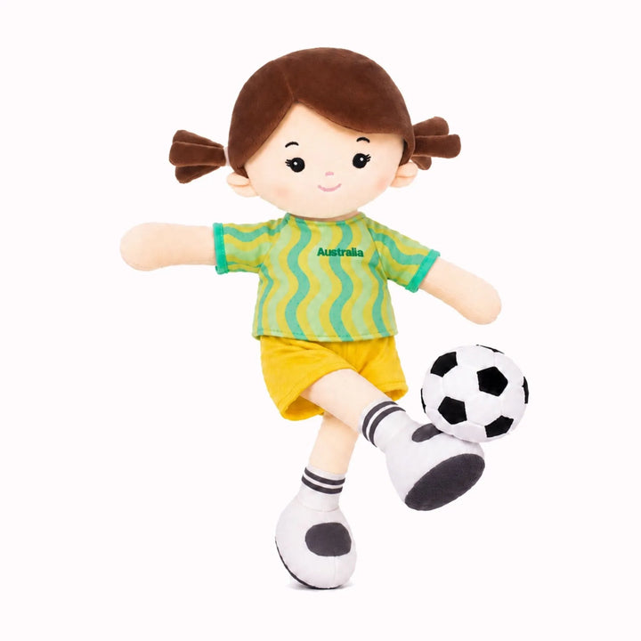 [PRE-ORDER] Personalized Soccer Girl - AUS (2 Skin Tones)