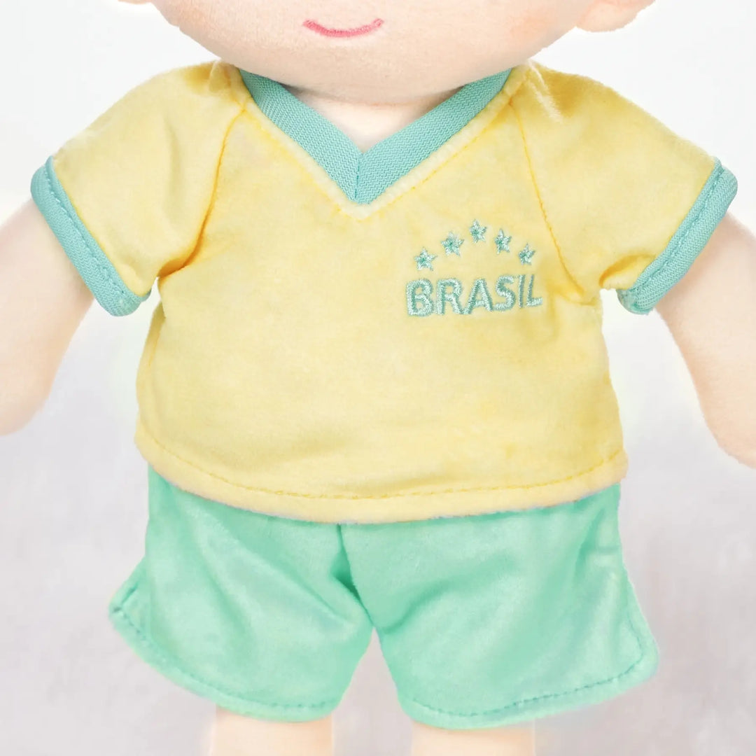 Fille Footballeuse Personnalisée - BRA (2 Couleurs de Peau)
