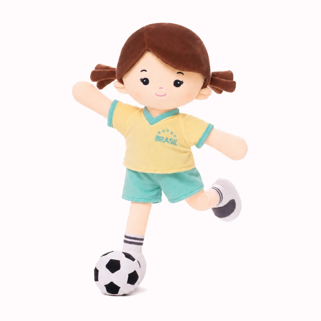 [PRE-ORDER] Personalized Soccer Girl - BRA (2 Skin Tones)