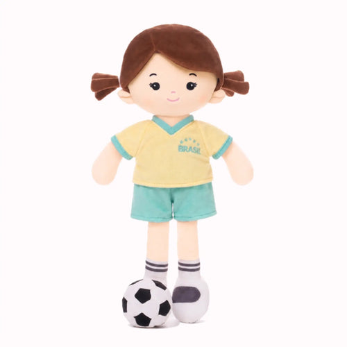 [PRE-ORDER] Personalized Soccer Girl - BRA (2 Skin Tones)